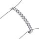 3 - Quon White Sapphire Tennis Bracelet 