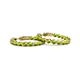 2 - Estella Peridot Hoop Earrings 