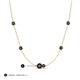 3 - Linea 0.58 ctw Black Diamond (4 mm) Women Station Necklace 