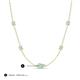 3 - Linea 0.38 ctw Opal (4 mm) Women Station Necklace 