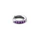 3 - Cianna 0.10 ctw Petite Single Huggie Earring in Amethyst 