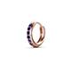 5 - Cianna 0.15 ctw Petite Single Huggie Earring in Blue Sapphire 