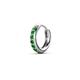 5 - Cianna 0.16 ctw Petite Single Huggie Earring in Green Garnet 