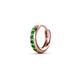 5 - Cianna 0.16 ctw Petite Single Huggie Earring in Green Garnet 