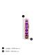 4 - Cianna 0.10 ctw Petite Single Huggie Earring in Amethyst 