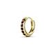 5 - Cianna 0.16 ctw Petite Single Huggie Earring in Red Garnet 