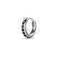 5 - Cianna 0.16 ctw Petite Single Huggie Earring in Black Diamond 