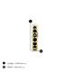 4 - Cianna 0.16 ctw Petite Single Huggie Earring in Black Diamond 