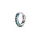 5 - Cianna 0.18 ctw Petite Single Huggie Earring in Blue Diamond 