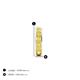 4 - Cianna 0.15 ctw Petite Single Huggie Earring in Yellow Sapphire 