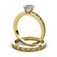 4 - Niah 1.00 ct Classic IGI Certified Lab Grown Diamond Solitaire Bridal Set Ring  