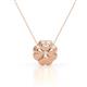 1 - Clo Lab Grown Diamond Floral Pendant  