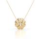 1 - Clo Lab Grown Diamond Floral Pendant  