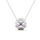 1 - Clo Amethyst Floral Pendant  