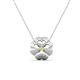 1 - Clo Yellow Sapphire Floral Pendant  