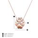 4 - Clo Lab Grown Diamond Floral Pendant  