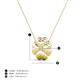 4 - Clo Lab Grown Diamond Floral Pendant  