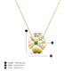 4 - Clo Emerald Floral Pendant  