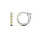 1 - Nico 0.28 ctw Yellow Sapphire and Natural Diamonds Small Huggie Earrings 