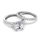 5 - Kalina 2.17 ctw IGI Certified Lab Grown Diamond (7.00 mm) Bridal Set Ring  