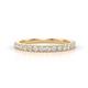 1 - Kalina 0.27 ctw Lab Grown Diamonds 18 Stone Wedding Band 