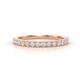 1 - Kalina 0.27 ctw Lab Grown Diamonds 18 Stone Wedding Band 