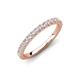 4 - Kalina 0.27 ctw Lab Grown Diamonds 18 Stone Wedding Band 