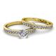 2 - Salana Classic Diamond Bridal Set Ring  