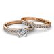 2 - Salana Classic Diamond Bridal Set Ring  