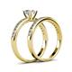 4 - Salana Classic Diamond Bridal Set Ring  