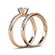 4 - Salana Classic Diamond Bridal Set Ring  