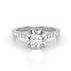 1 - Kalina Semi Mount accented 0.60 ctw Lab Grown Diamonds Women Halo Engagement Ring 