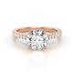 1 - Kalina Semi Mount accented 0.60 ctw Lab Grown Diamonds Women Halo Engagement Ring 