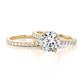 1 - Kalina Semi Mount accented 0.82 ctw Lab Grown Diamonds Women Bridal set  Ring 