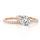 1 - Kalina Semi Mount accented 0.82 ctw Lab Grown Diamonds Women Bridal set  Ring 