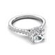 5 - Kalina Semi Mount accented 0.60 ctw Lab Grown Diamonds Women Halo Engagement Ring 