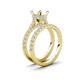 3 - Kalina Semi Mount accented 0.82 ctw Lab Grown Diamonds Women Bridal set  Ring 