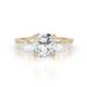 1 - Nuria 3.11 ctw IGI Certified Cushion Shape Lab Grown Diamond (8.00 mm) accented Diamonds Engagement Ring 