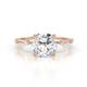 1 - Nuria 2.11 ctw IGI Certified Cushion Shape Lab Grown Diamond (7.00 mm) accented Diamonds Engagement Ring 