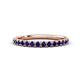 1 - Kalina 0.27 ctw Blue Sapphire 18 Stone Wedding Band 