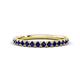 1 - Kalina 0.27 ctw Blue Sapphire 18 Stone Wedding Band 