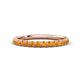 1 - Kalina 0.23 ctw Citrine 18 Stone Wedding Band 