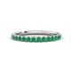 1 - Kalina 0.23 ctw Emerald 18 Stone Wedding Band 