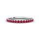 1 - Kalina 0.28 ctw Ruby 18 Stone Wedding Band 