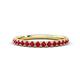 1 - Kalina 0.28 ctw Ruby 18 Stone Wedding Band 