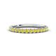 1 - Kalina 0.36 ctw Yellow Diamond 18 Stone Wedding Band 