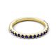 5 - Kalina 0.27 ctw Blue Sapphire 18 Stone Wedding Band 