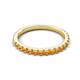 5 - Kalina 0.23 ctw Citrine 18 Stone Wedding Band 