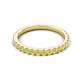 5 - Kalina 0.36 ctw Yellow Diamond 18 Stone Wedding Band 