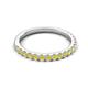 5 - Kalina 0.36 ctw Yellow Diamond 18 Stone Wedding Band 